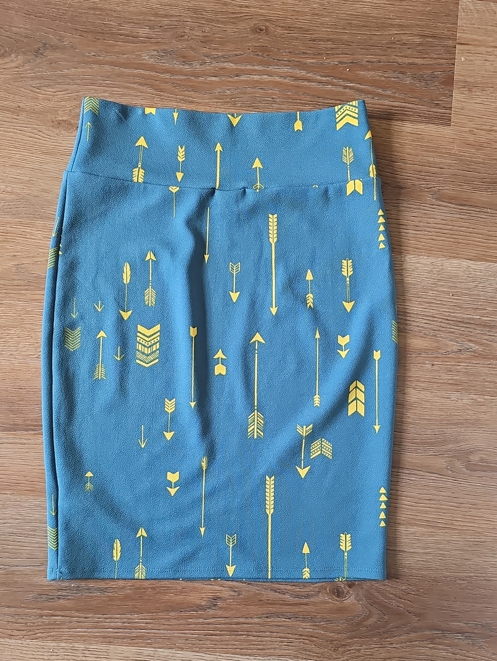 LuLaRoe Teal Pencil Skirt